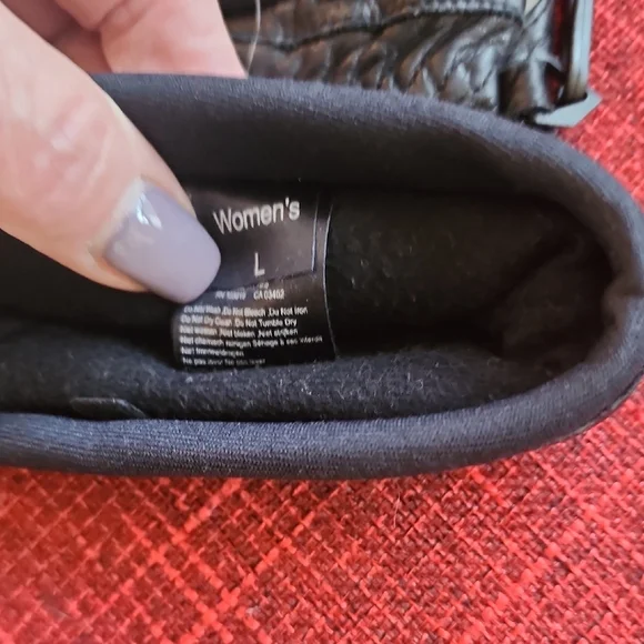 Harley-Davidson Black Leather Gloves with White Detailing - Picture 5 of 7